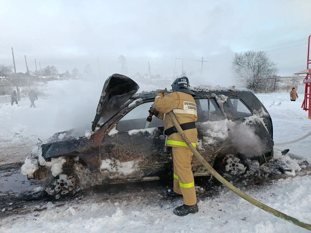 Огнеборцы пожарно-спасательной части № 119 ликвидировали возгорание