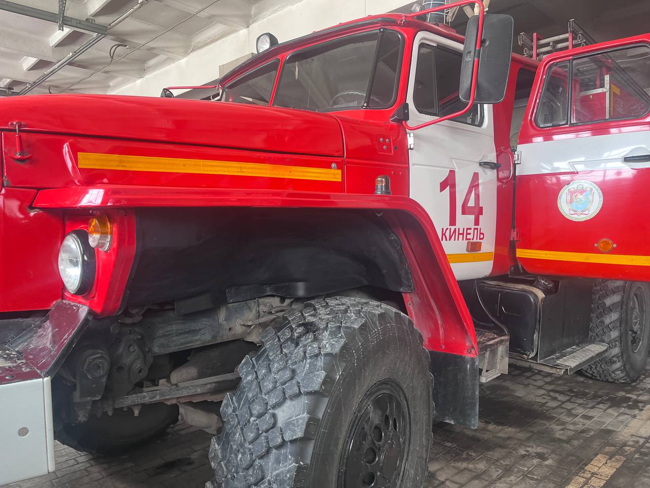 В Кинельском районе огнеборцы ликвидировали пожар 