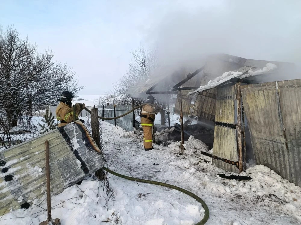 Огнеборцы пожарно-спасательной части № 119 ликвидировали возгорание