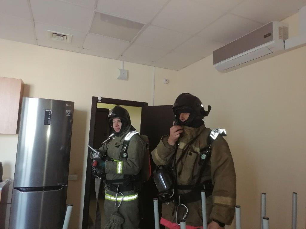 В Борском районе наши пожарные успешно отработали нормативы