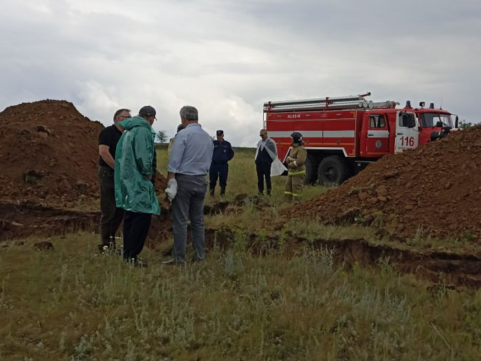 В селе Павловка Алексеевского района прошли штабные учения по ликвидации условного очага ящура крупного рогатого скота 