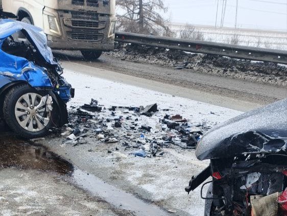 Сегодня в Сергиевском районе произошло дорожно-транспортное происшествие