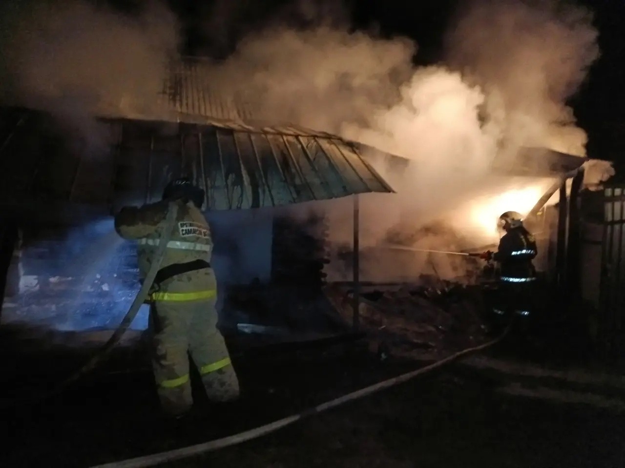 Вчера в Похвистневском районе произошло возгорание жилого дома на площади 60 квадратных метров