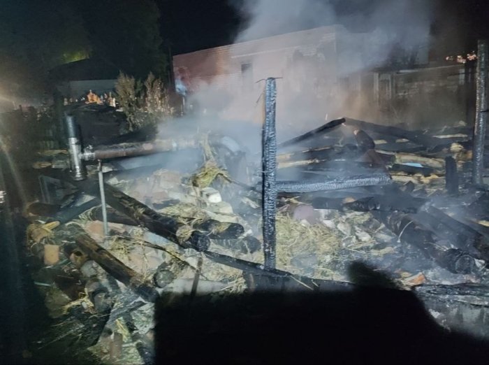 И снова пожар, но уже в Челно-Вершинском районе