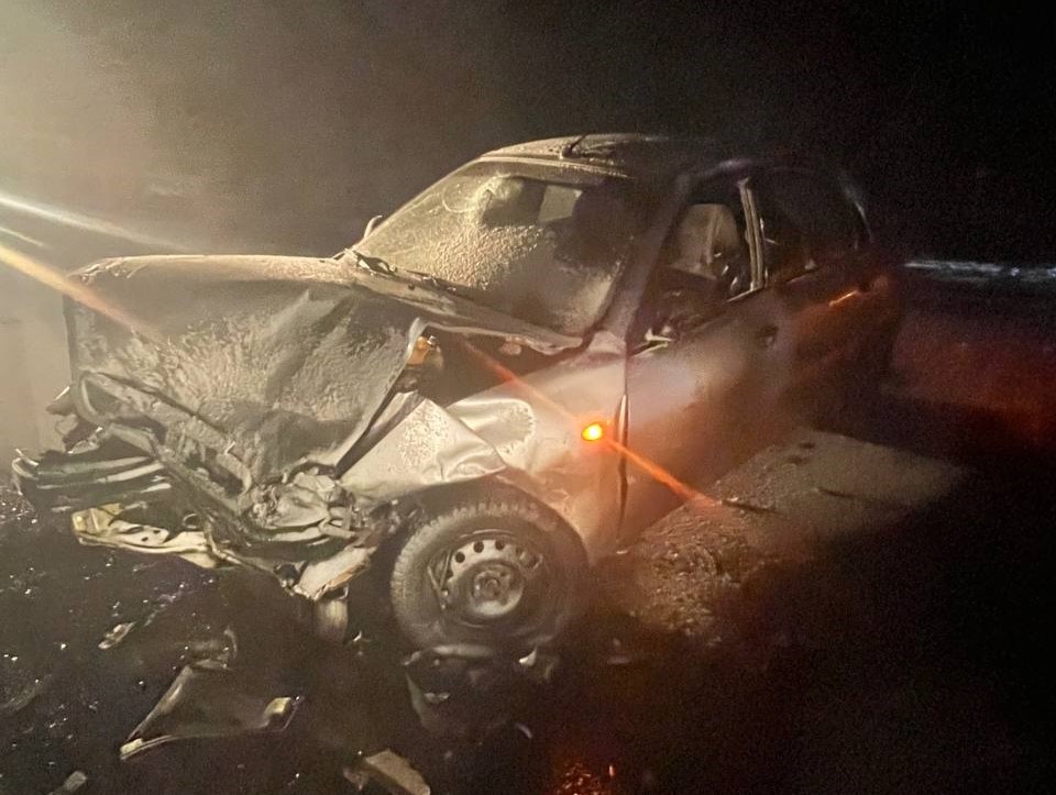 В Ставропольском районе произошло столкновение трех автомобилей