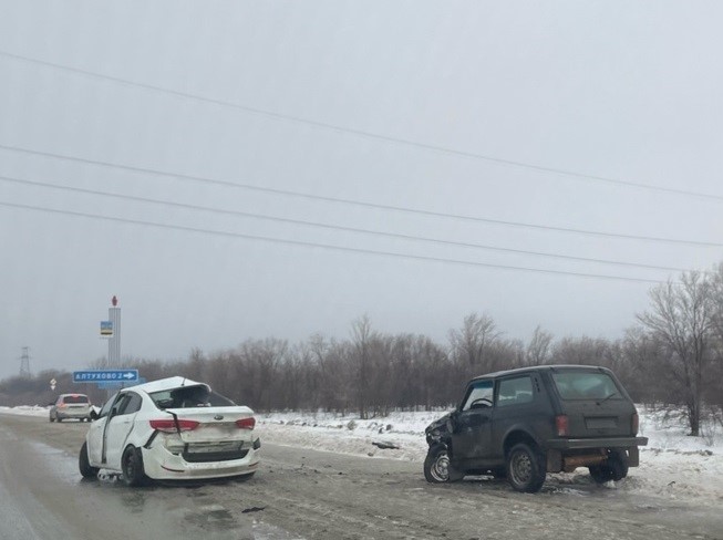 Сегодня в Кинель-Черкасском районе произошло дорожно-транспортное происшествие