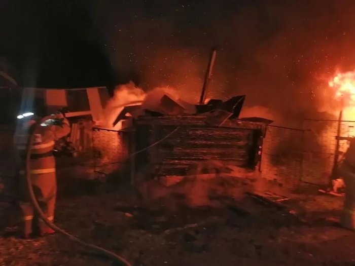 В минувшие выходные в селе Актуши Шигонского района горела баня