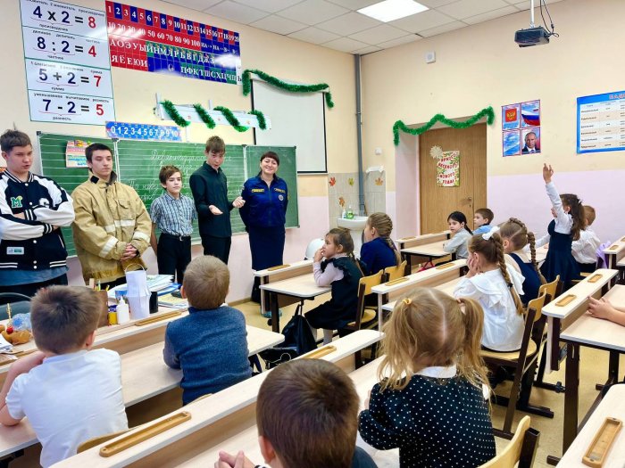 Лекторий от кинельской дружины юных пожарных  