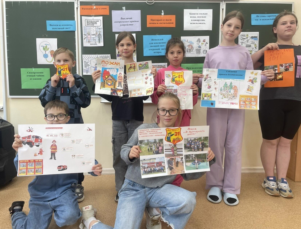 Наш инструктор противопожарной профилактики Оксана Ташлинцева рассказала школьникам о правилах поведения в чрезвычайных ситуациях 