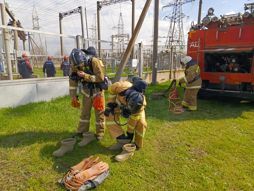 Пожарно-тактическое занятие прошло в Елховском районе