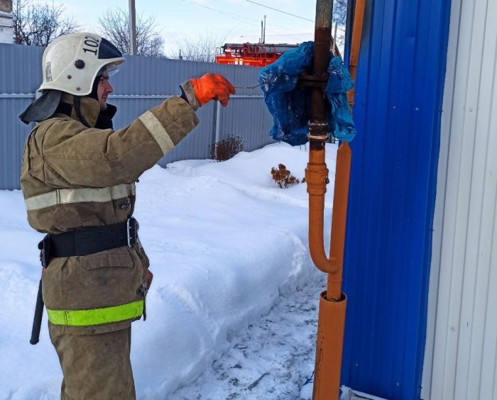 Сегодня огнеборцы Похвистневского района не допустили утечки газа