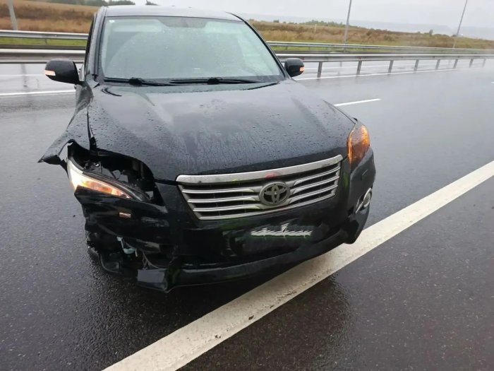 В Шигонском районе произошло ДТП. К счастью, пострадавших нет