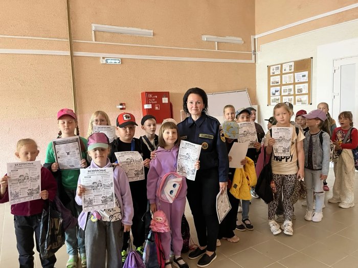 Детям - о пожарной безопасности в летний период	