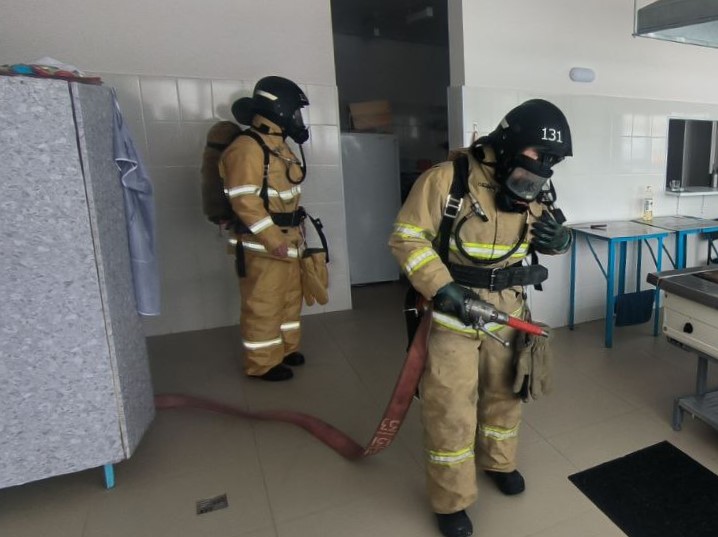 В Шенталинском районе прошло плановое пожарно-тактическое занятие