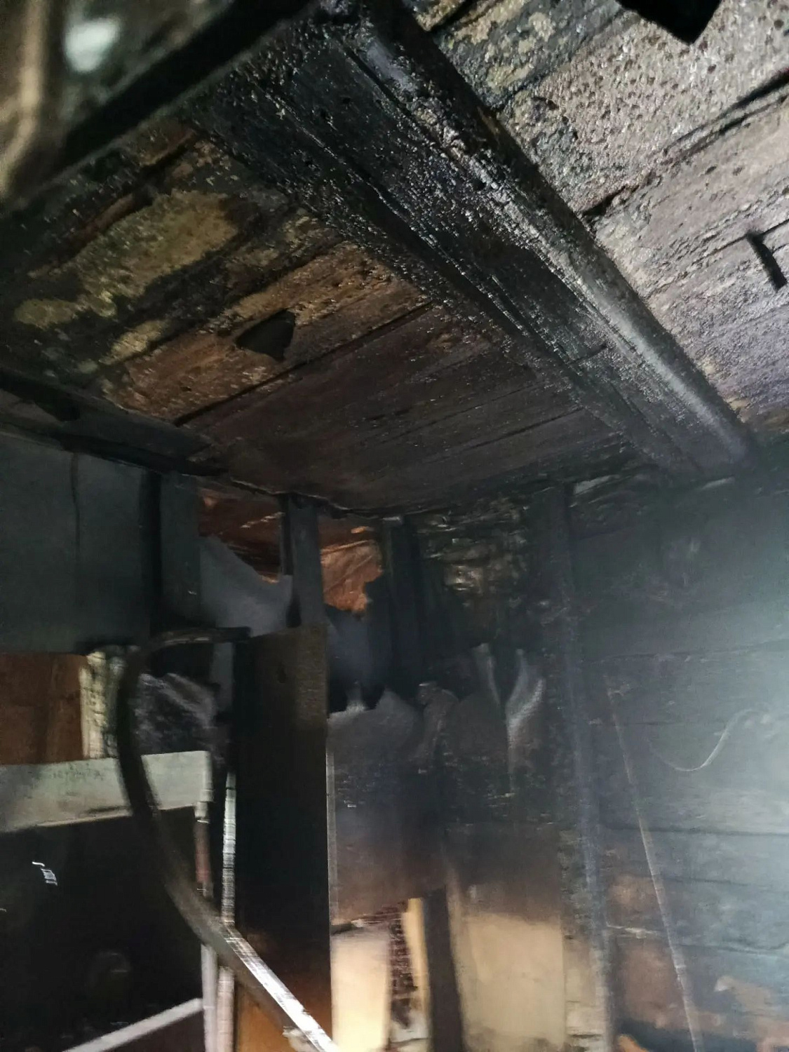 Пожар в селе Усинское Сызранского района 