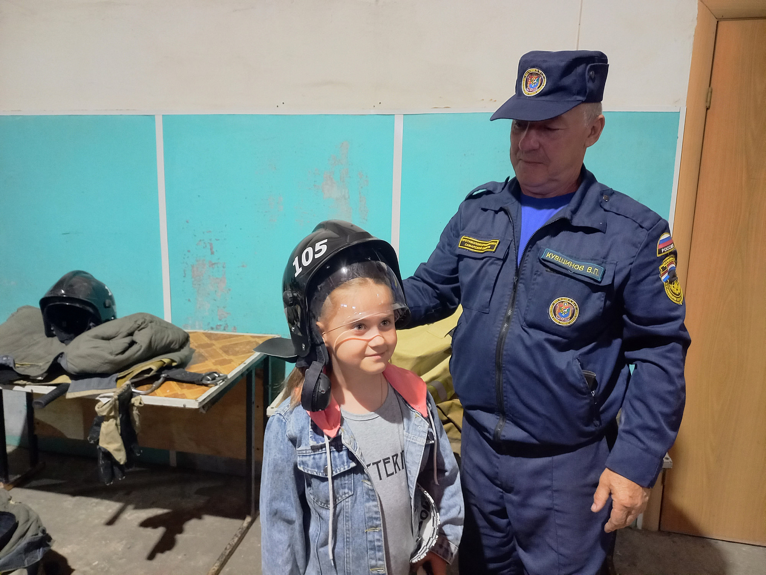 В гостях у огнеборцев