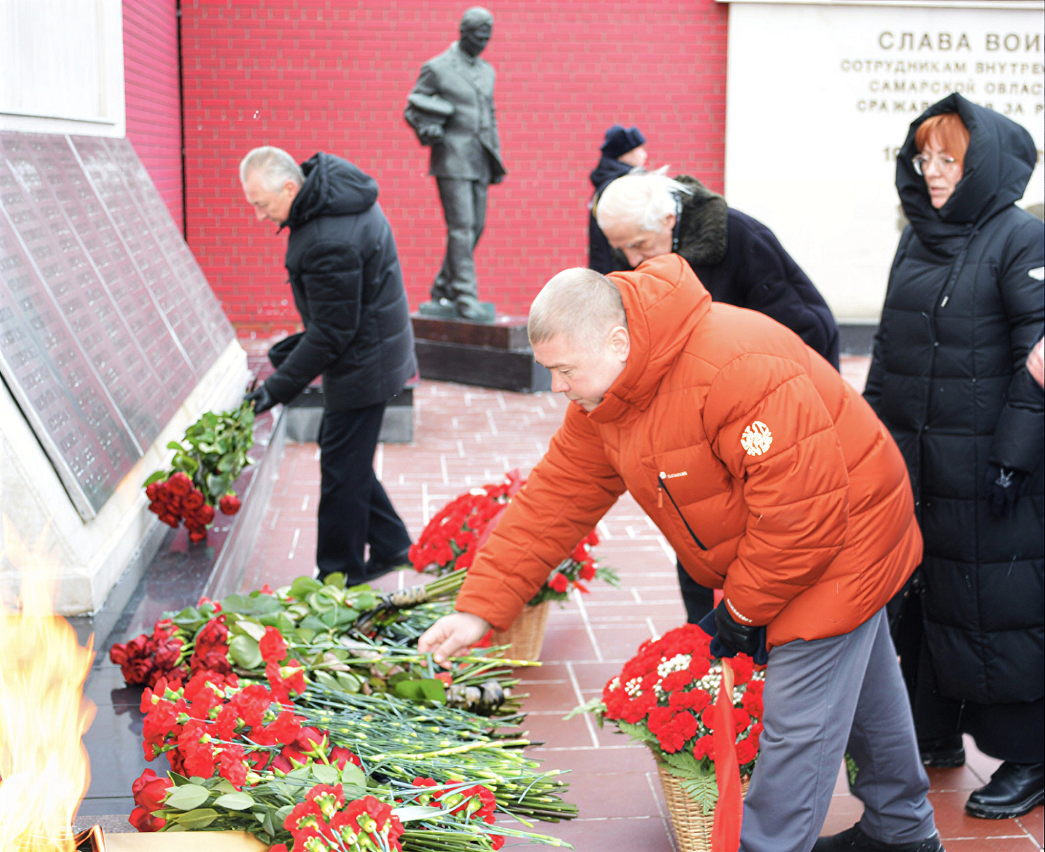 В Самаре почтили память сотрудников ОВД, погибших при исполнении служебных обязанностей