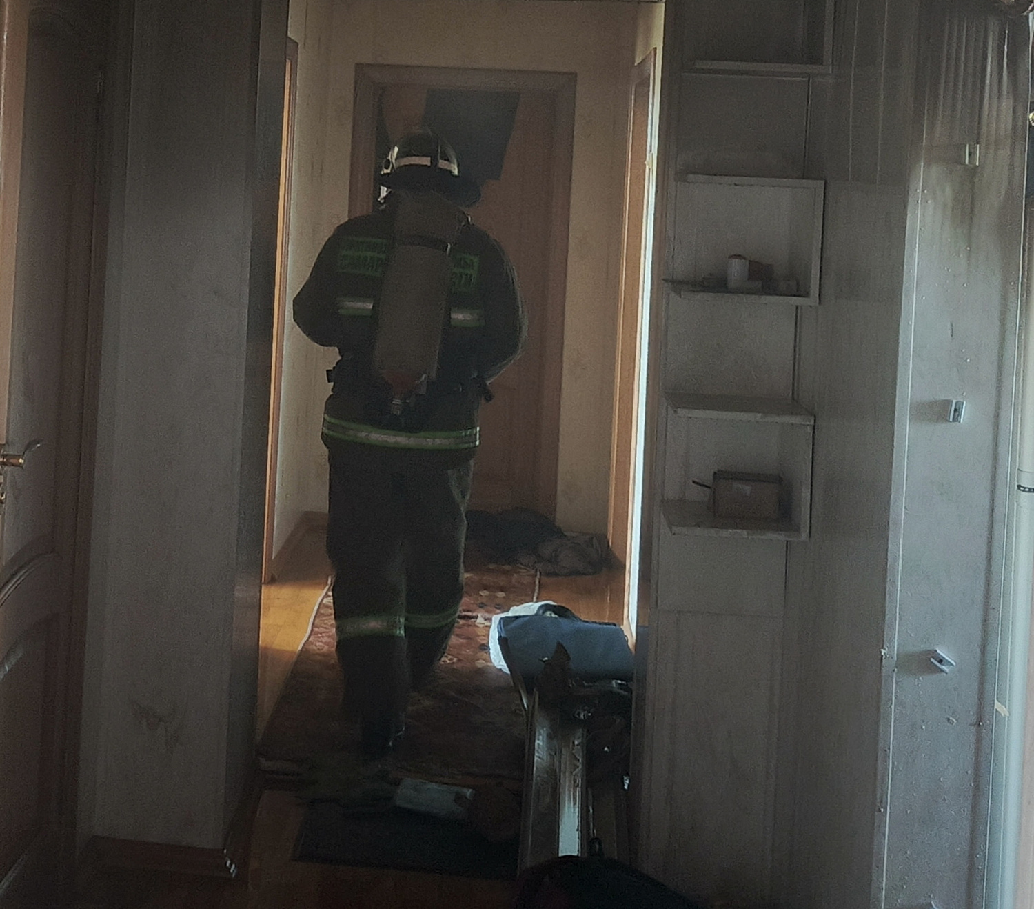 Богатовские огнеборцы дважды за дежурные сутки выезжали на тушение возгораний