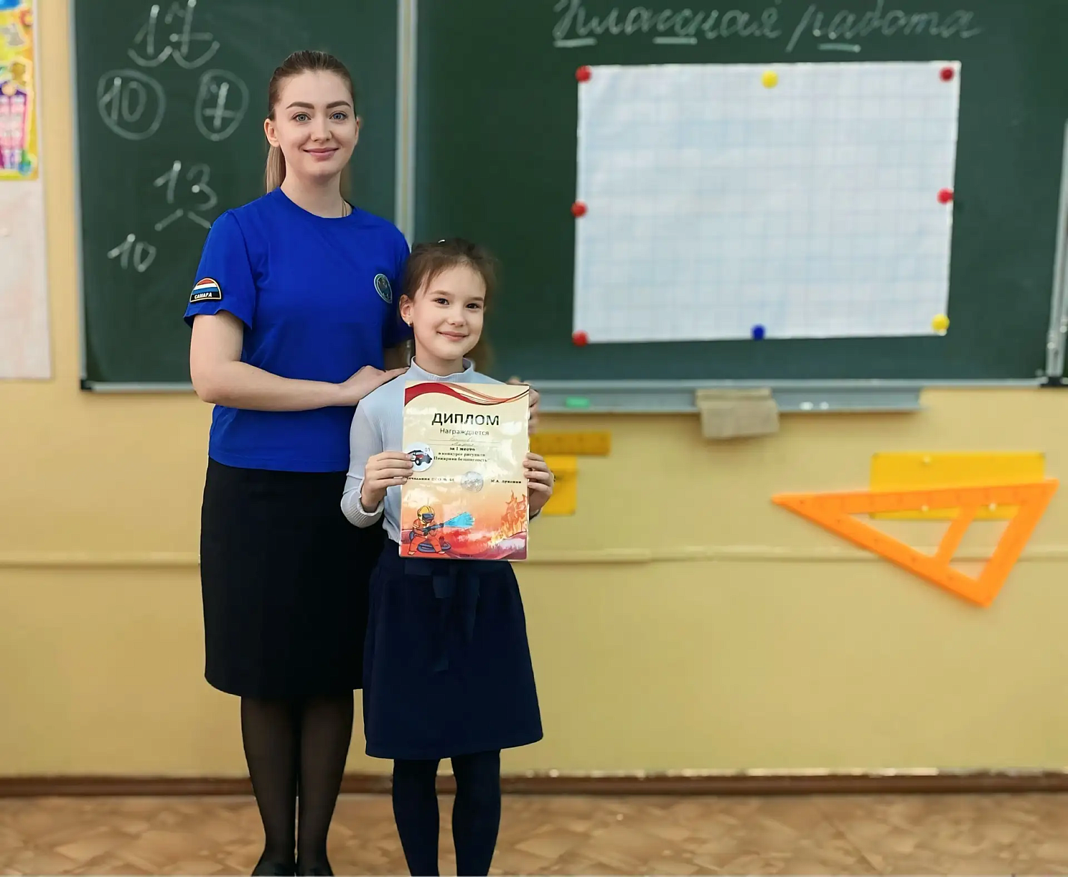 Героическая профессия – в детских рисунках 