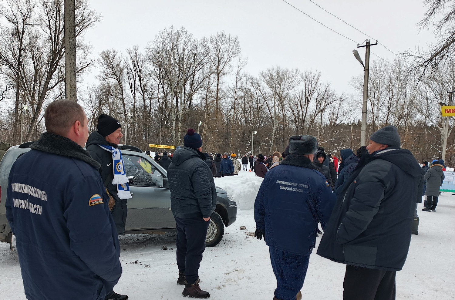 Ветераны противопожарной службы несли дежурство на областном спортивном мероприятии