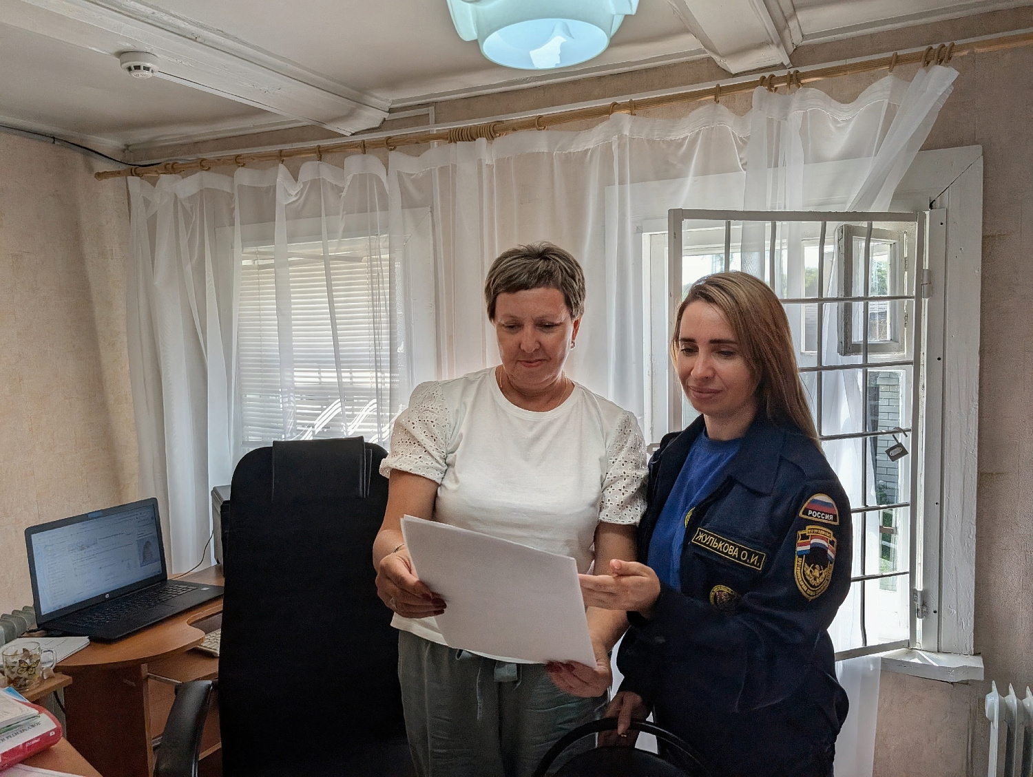 В селе Старая Рачейка Сызранского района прошел инструкторский рейд по пожарной безопасности 