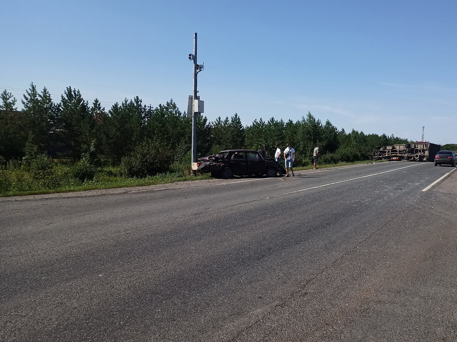 Сегодня в 09:39 в Ставропольском районе произошло столкновение 2 транспортных средств