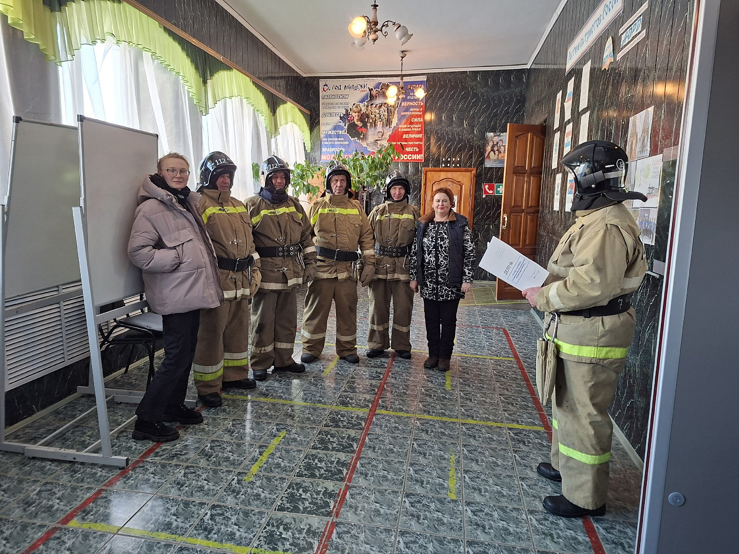 Пожарно-тактическое занятие в Челно-Вершинском районе