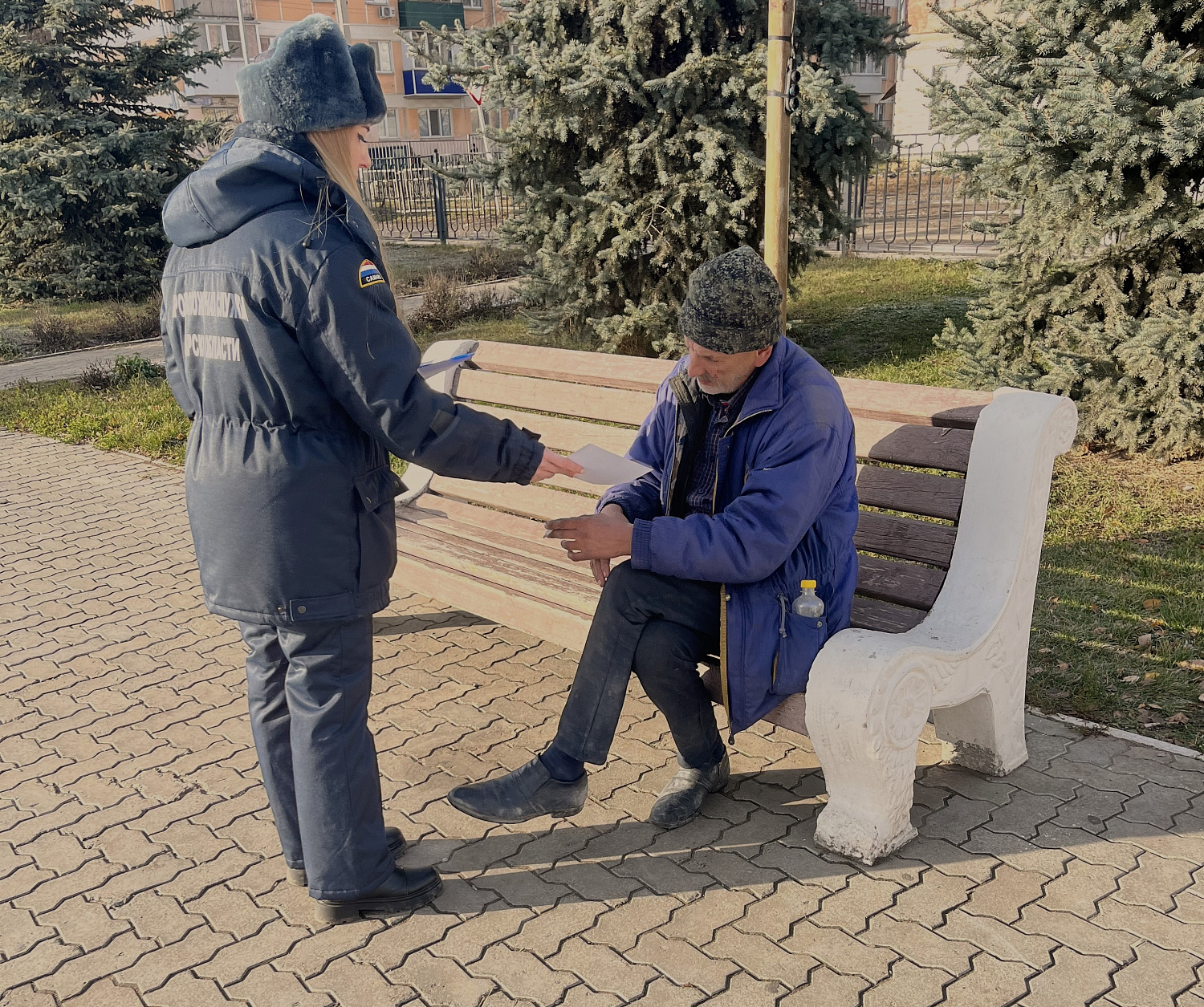 Продолжается работа по предупреждению пожаров в Волжском районе 