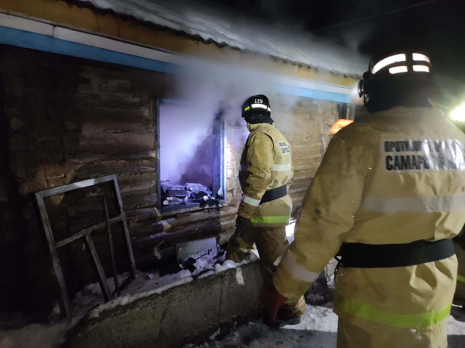 Возгорание летней кухни произошло вчера вечером в Клявлинском районе