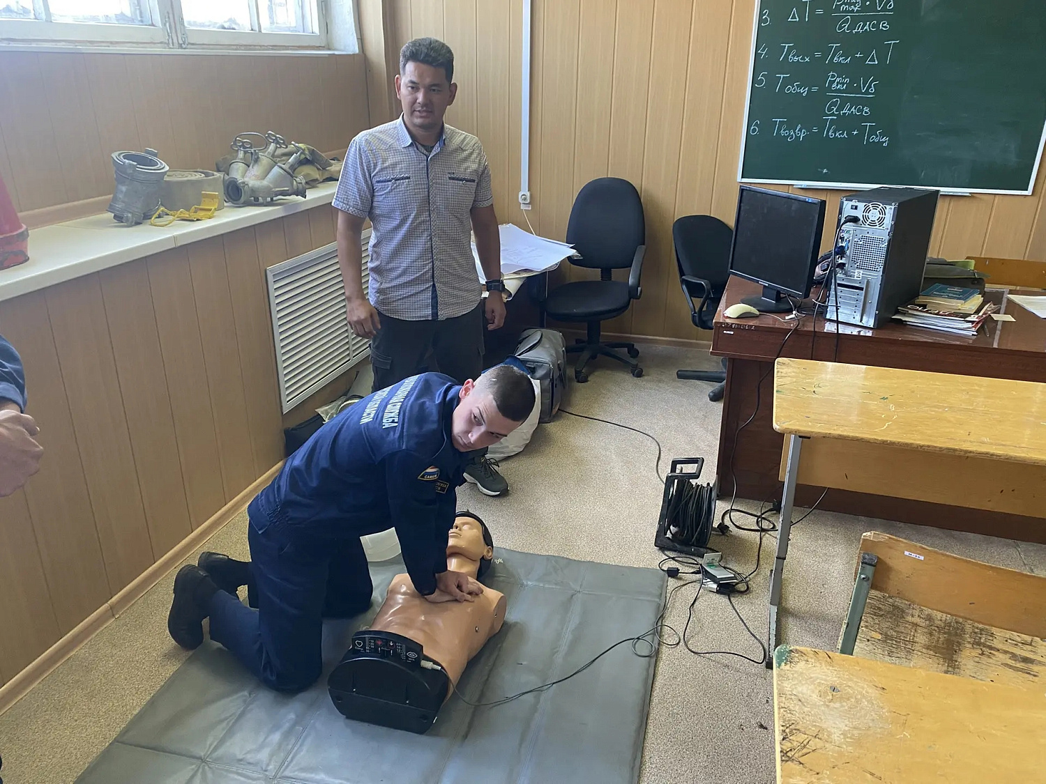 Повышение квалификации пожарных-спасателей