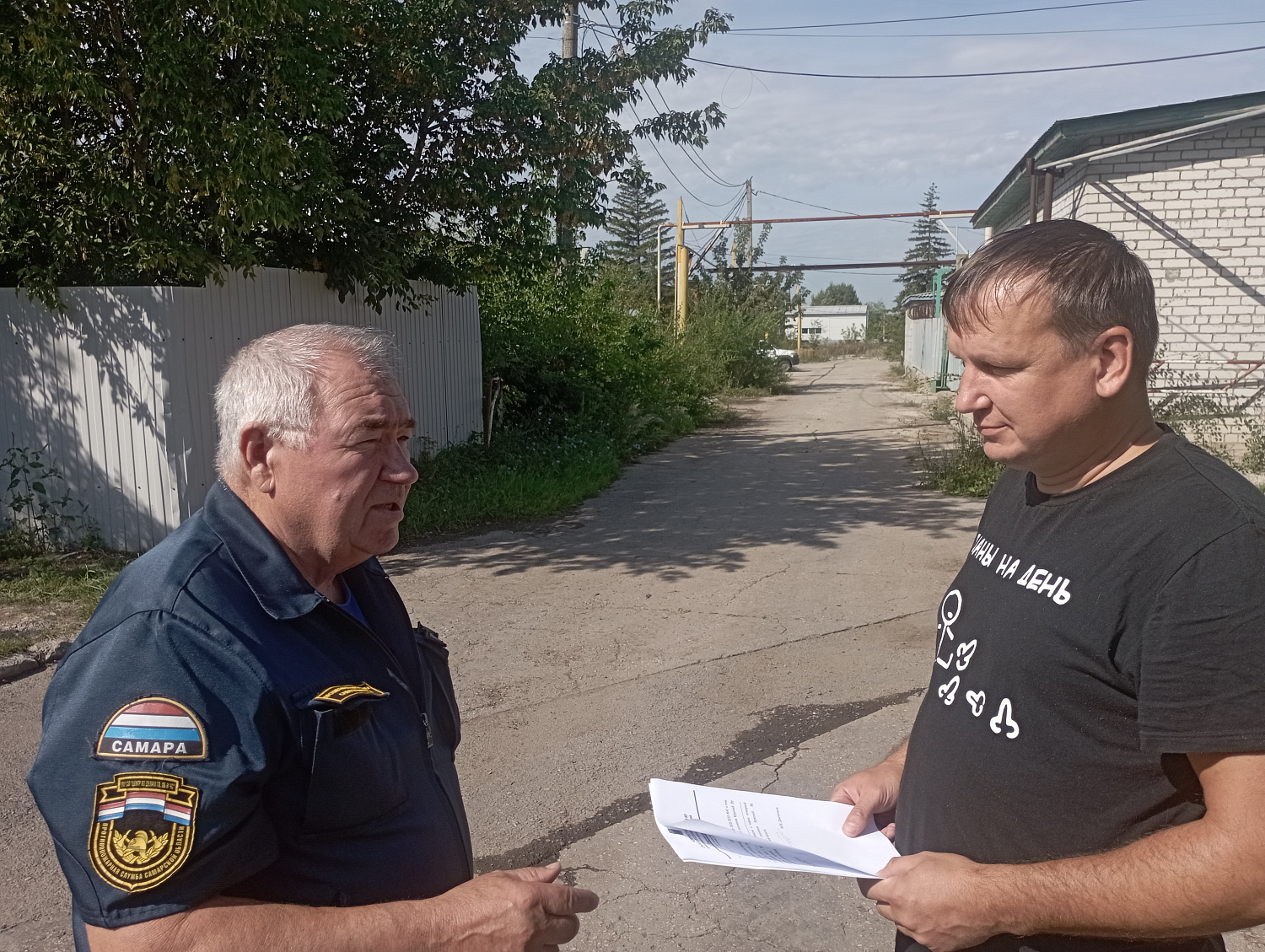 Жители Красноярского района получают полезные противопожарные рекомендации