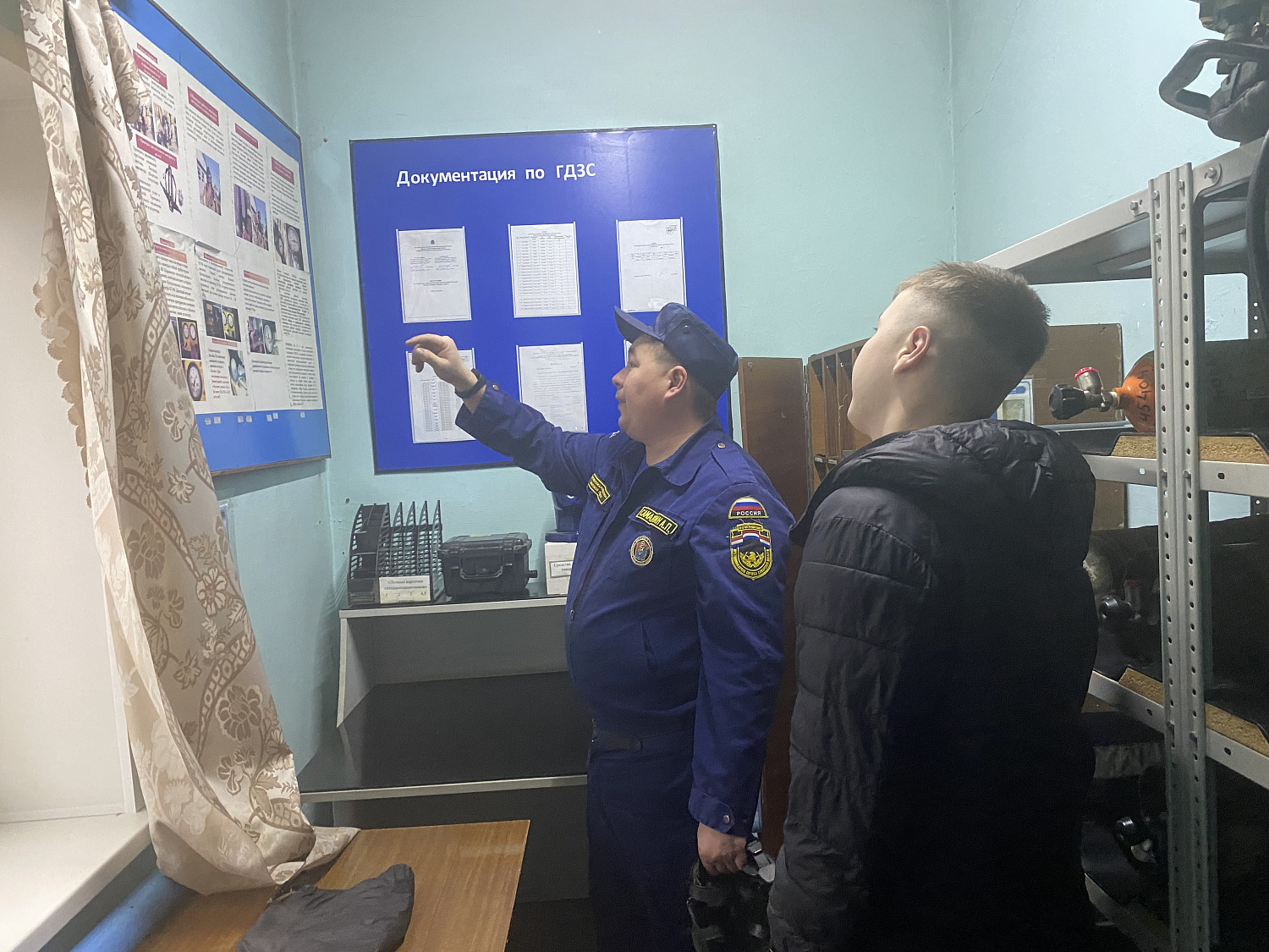 Передача боевого опыта молодому поколению