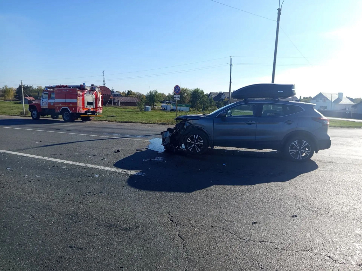 В Красноярском районе произошло ДТП с участием мотоцикла и легкового автомобиля 