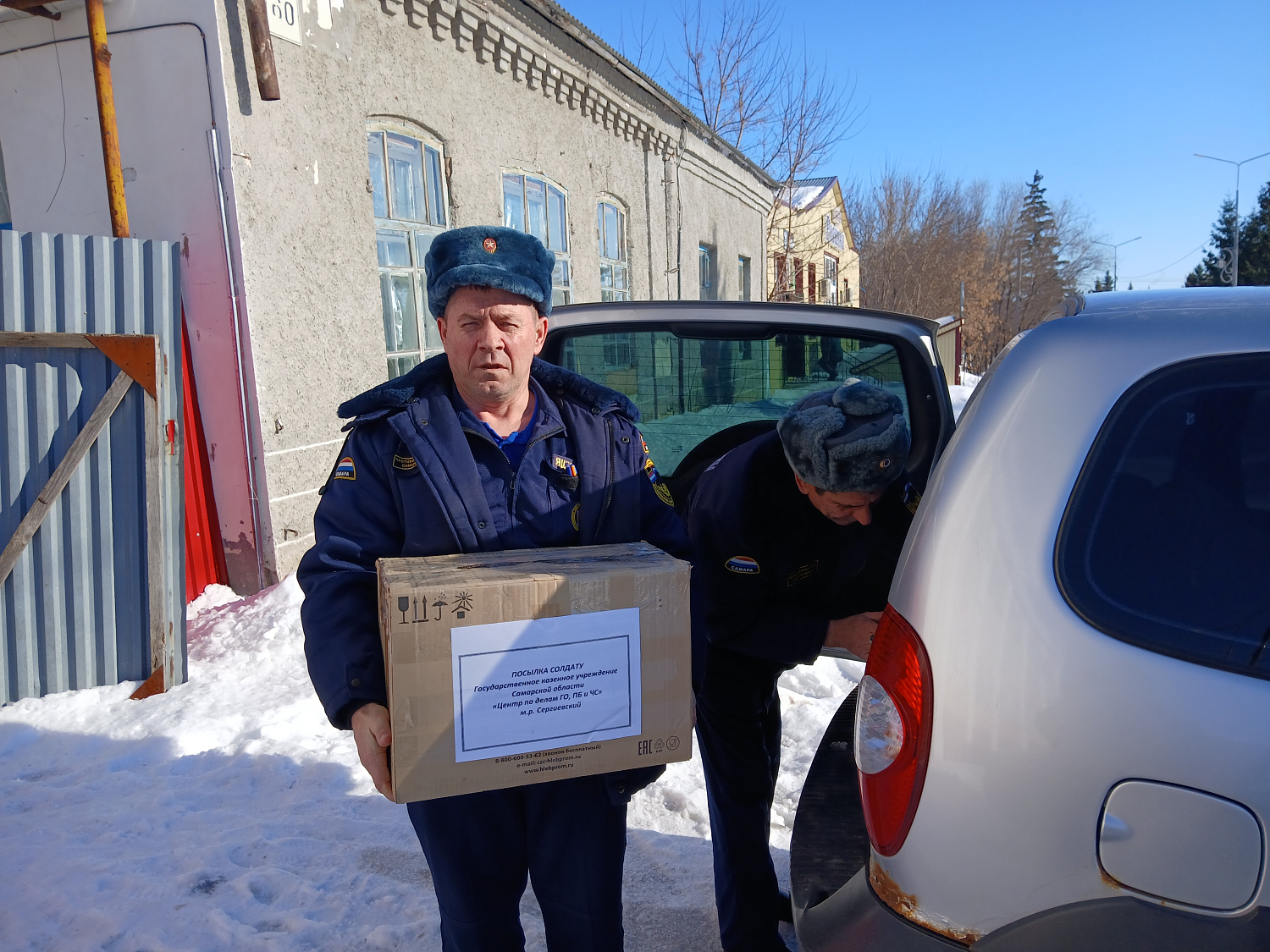 Cергиевские огнеборцы приняли участие в акции «Посылка для СВОих на передовую»