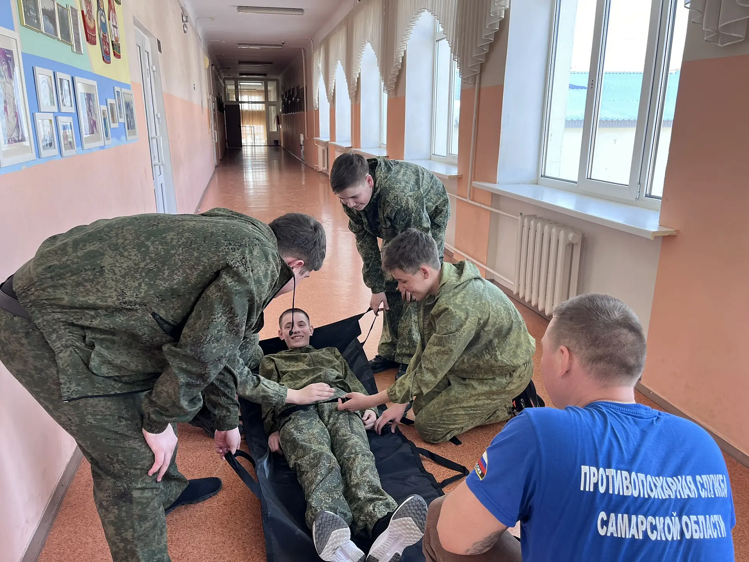 Воспитанники кинельского кадетского класса активно готовятся к игре «Зарница 2.0»