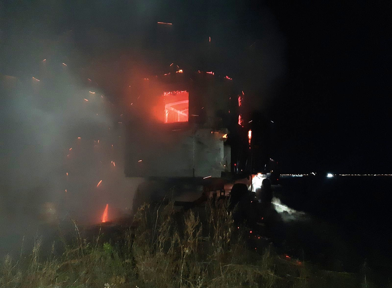 Пожар в Ставропольском районе