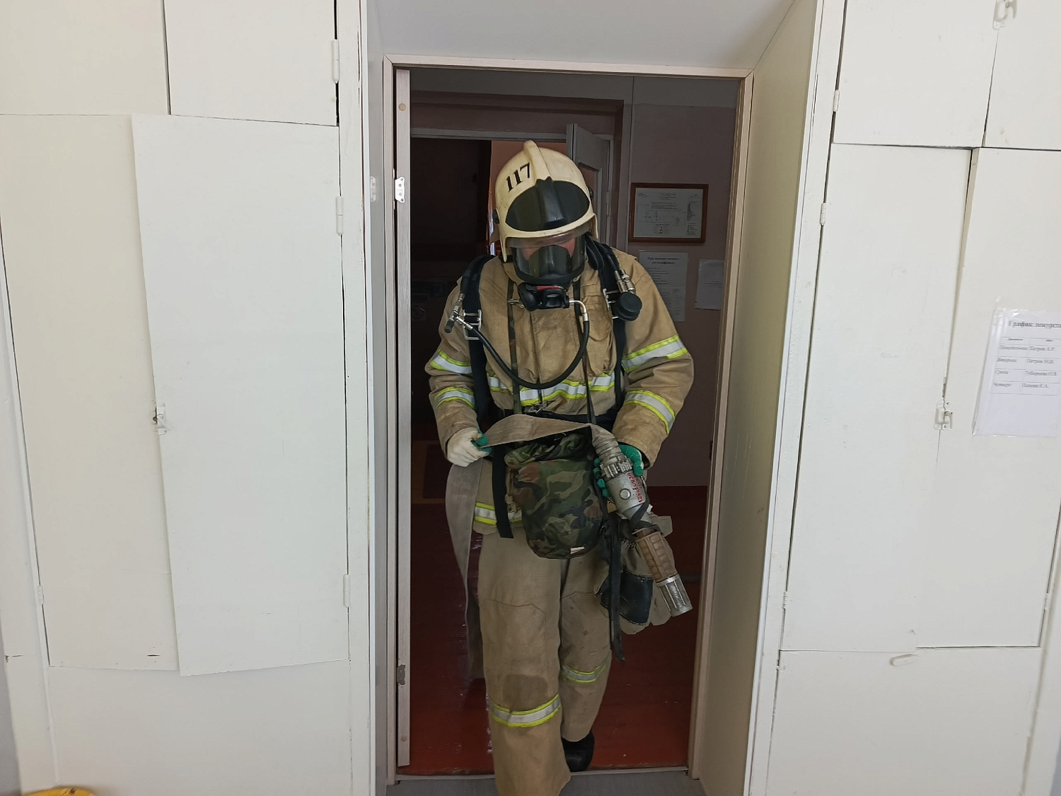 Пожарно-тактические учение прошло в Богатовском районе