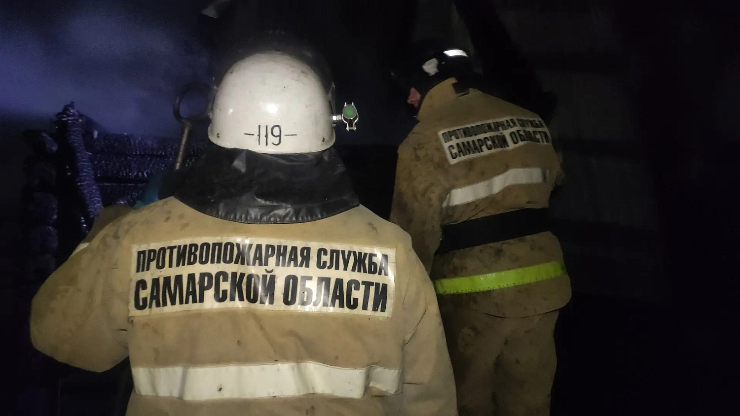Сегодня утром в Клявлинском районе произошло возгорание бани