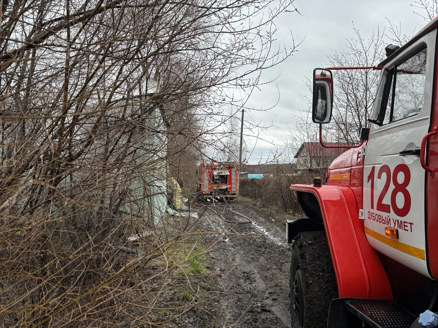 Сегодня на территории Волжского района произошел пожар