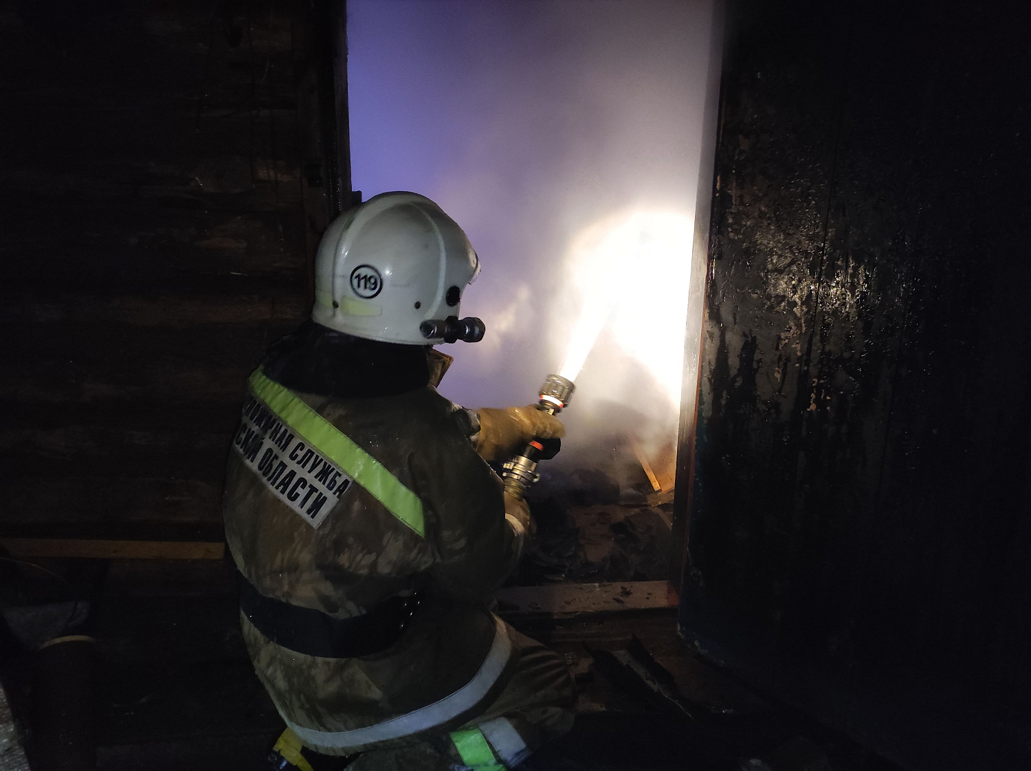 Возгорание летней кухни произошло вчера вечером в Клявлинском районе