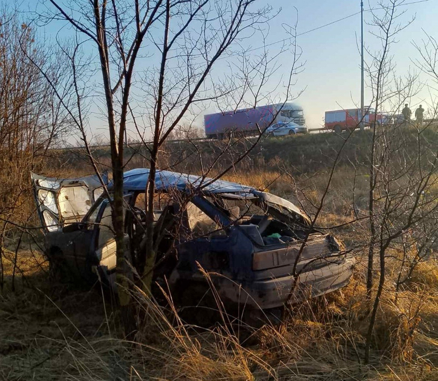 Сегодня утром в Волжском районе произошло ДТП. К сожалению, есть пострадавший