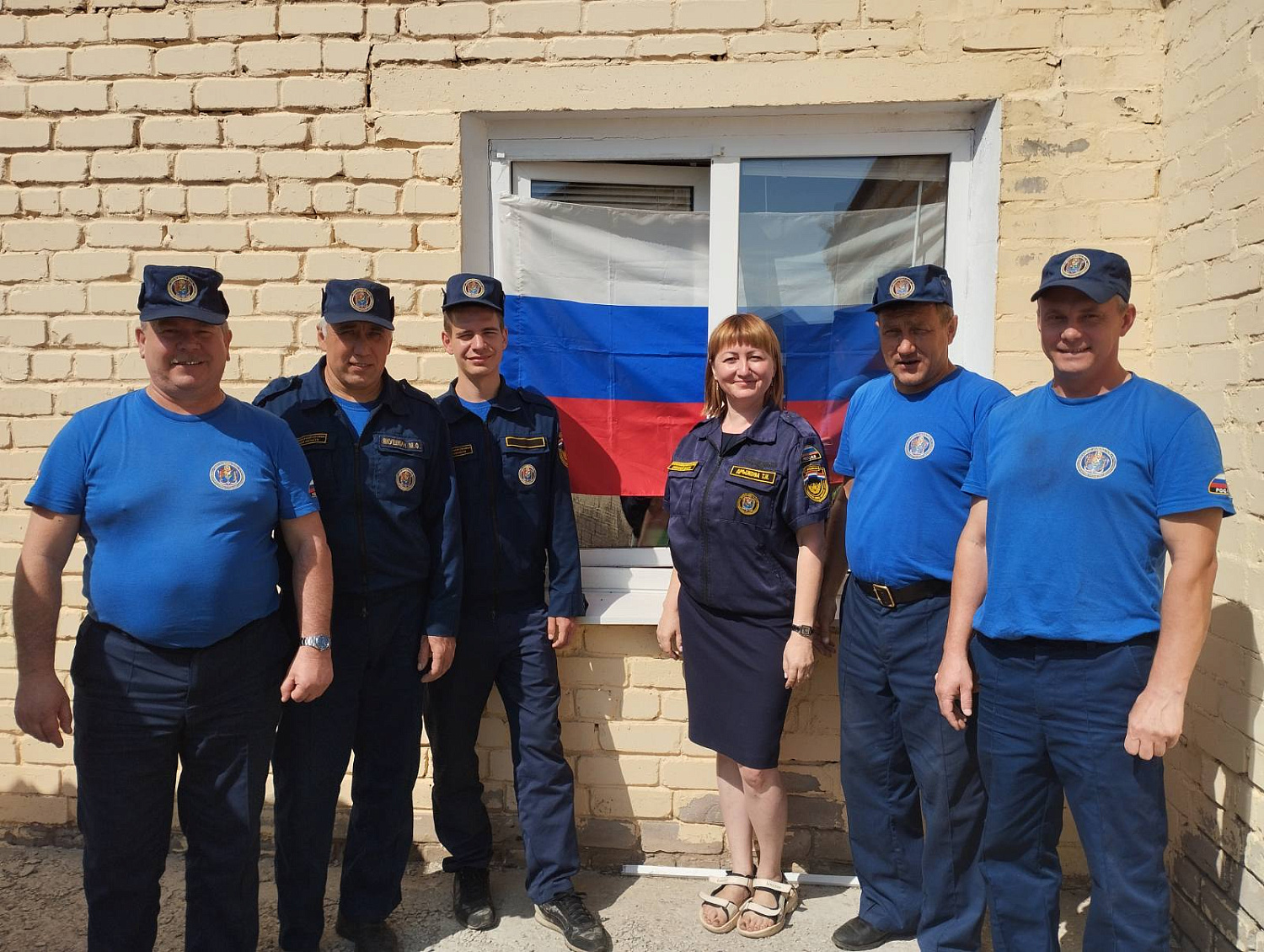 Представители пожарно-спасательного отряда № 34 приняли участие в Всероссийской акции «Окна России»