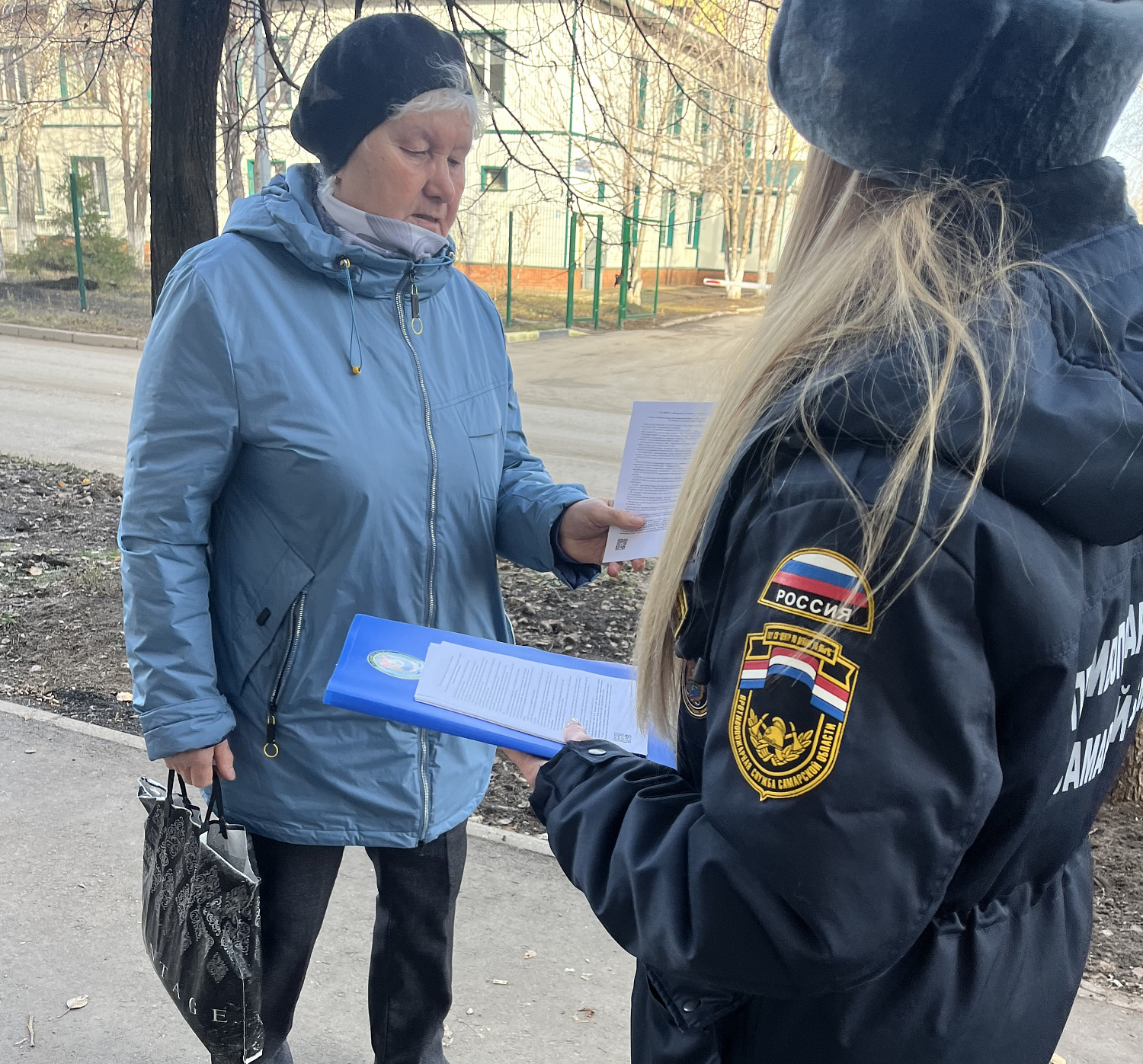 Продолжается работа по предупреждению пожаров в Волжском районе 