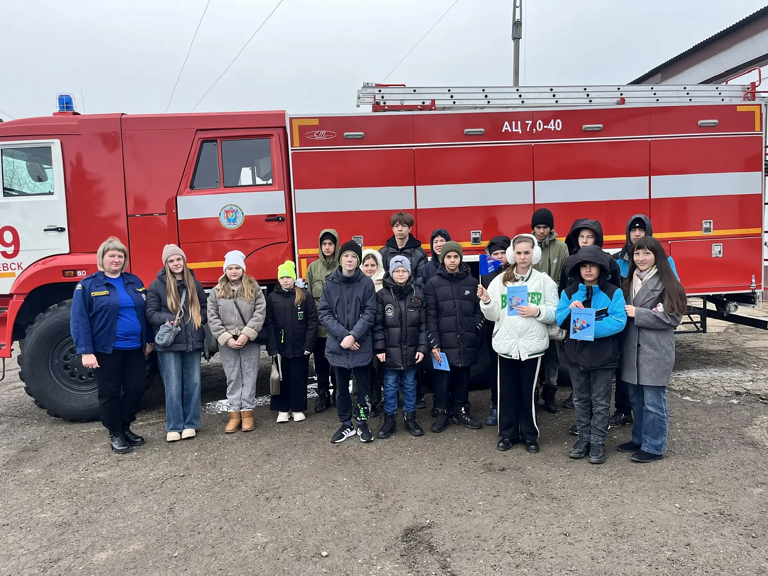 Экскурсия в пожарную часть – это всегда интересно!