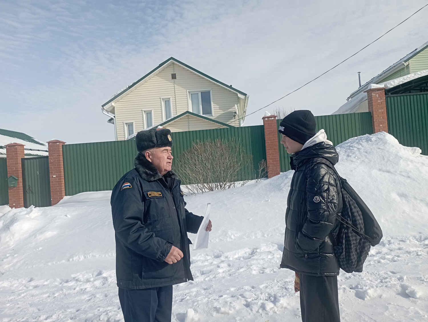 В Красноярском районе активно проводятся противопожарные инструктажи 