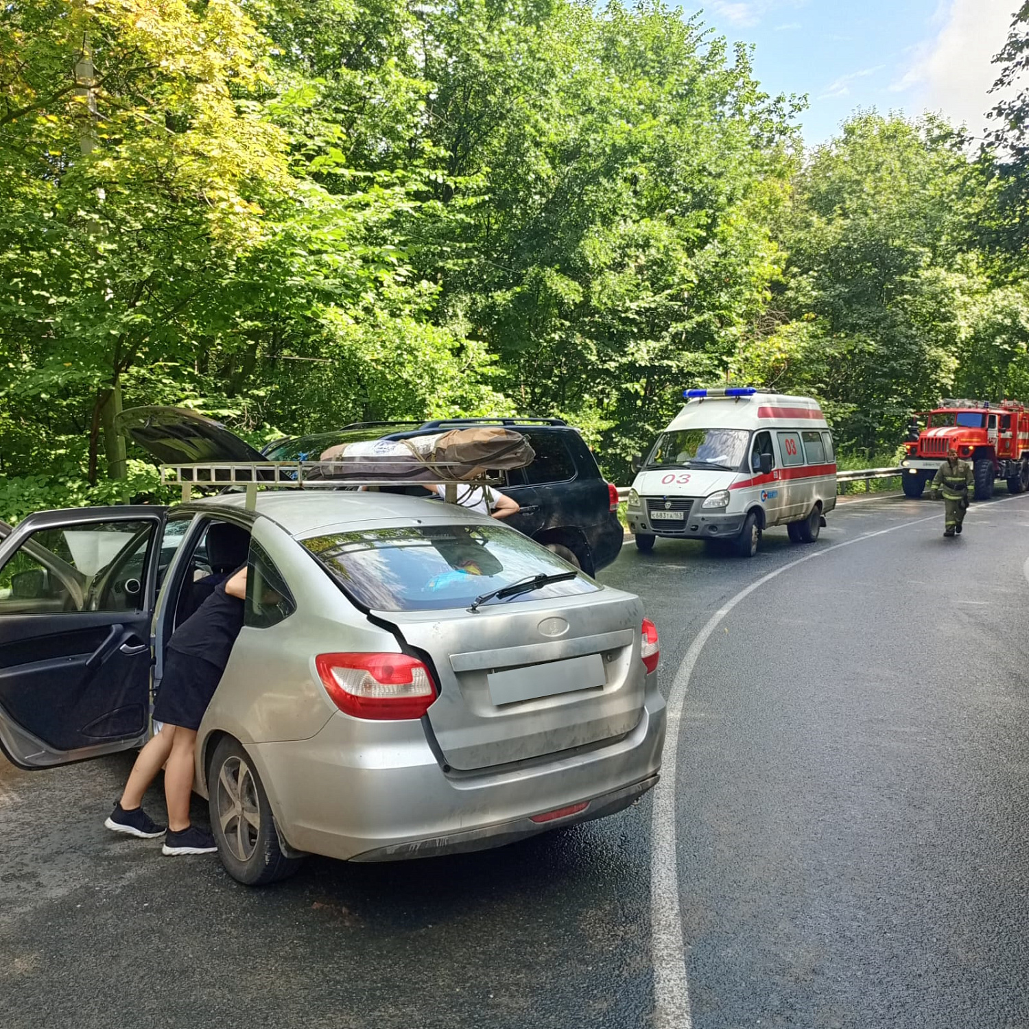 Сегодня в Ставропольском районе произошло ДТП