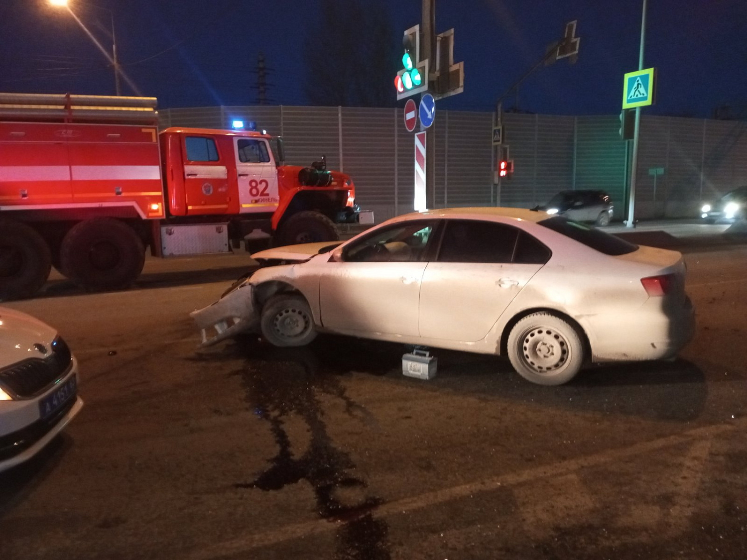 В минувшие выходные в Кинельском районе произошло дорожно-транспортное происшествие