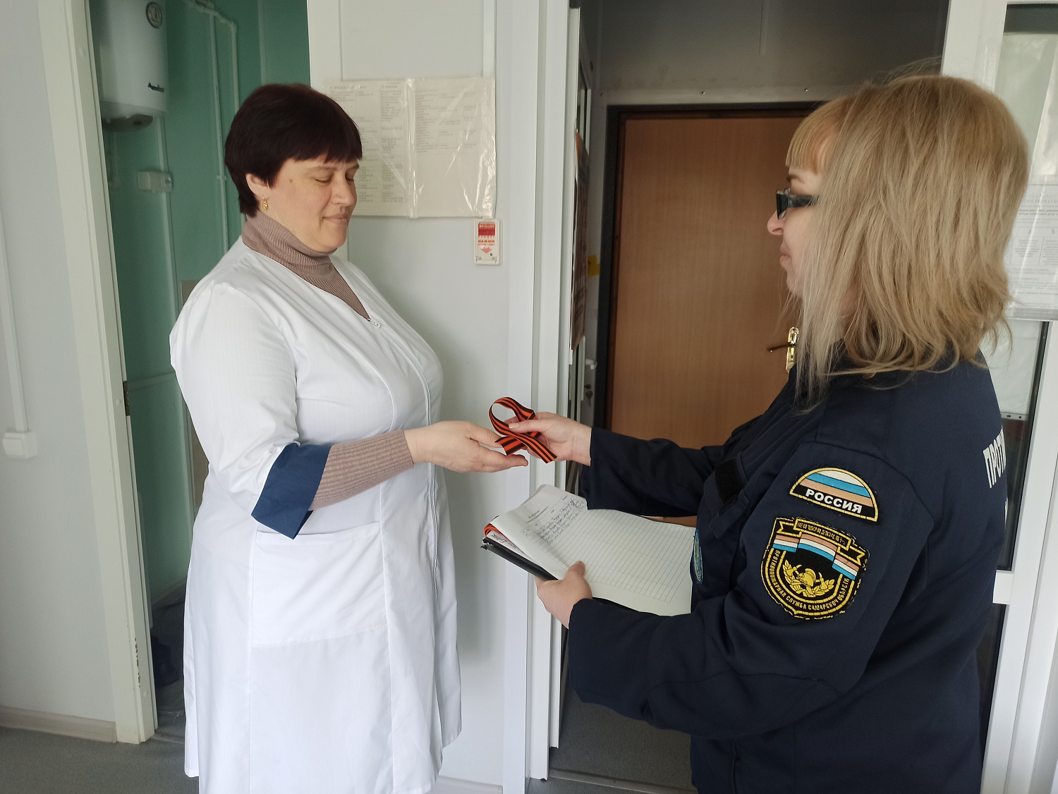 Территориальные подразделения Кинельского и Кошкинского районов принимают активное участие во Всероссийской акции «Георгиевская ленточка»