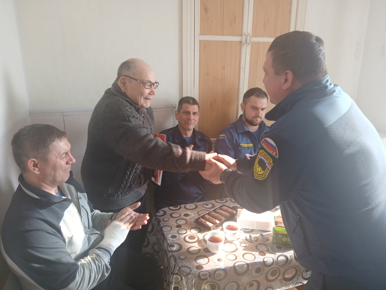 Ветерану пожарной охраны Сергиевского района -75! 