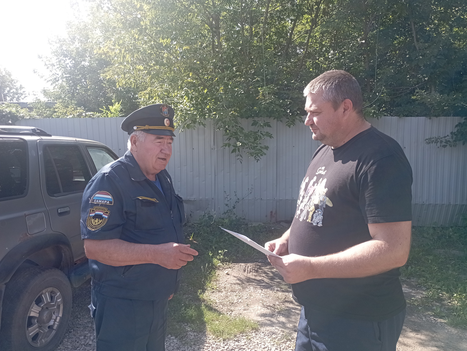Жители Красноярского района получают полезные противопожарные рекомендации